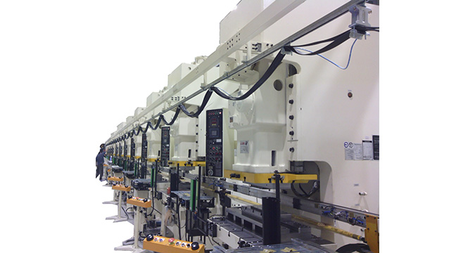 多机联机连杆式机械手 